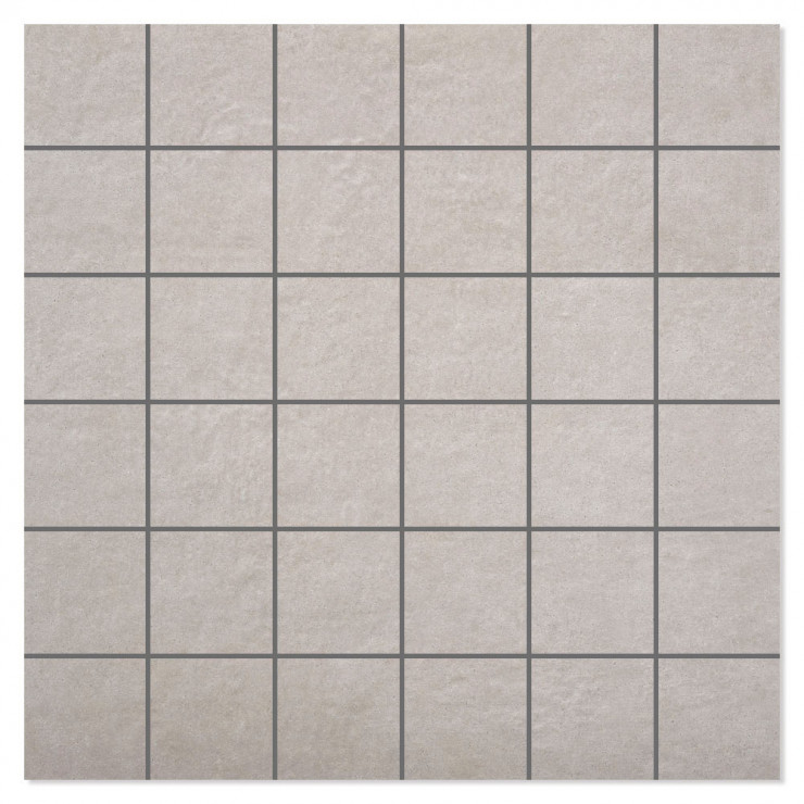 Mosaik Klinker Norwich Grå Mat 30x30 (5x5) cm-0